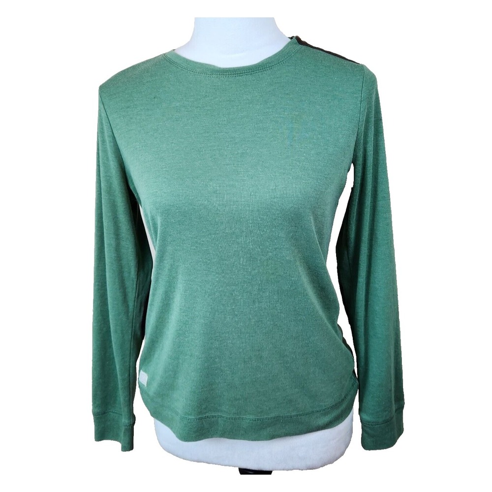 Lauren Ralph Lauren Jeans Co LRL Soft Knit Top Sz Medium Elbow Patch‎ Equestrian
